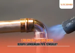 1 Kaleng Gas Las Bisa untuk Berapa Sambungan Pipa Tembaga